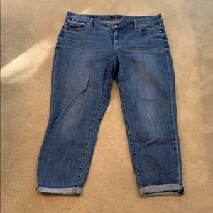 Talbots Flawless Five-Pocket Boyfriend crop sz 16